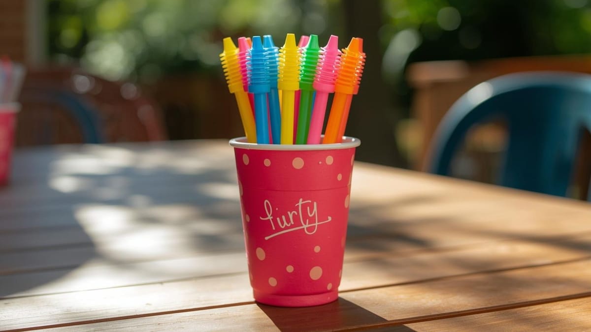 DIY Party Cup Holder with Marker