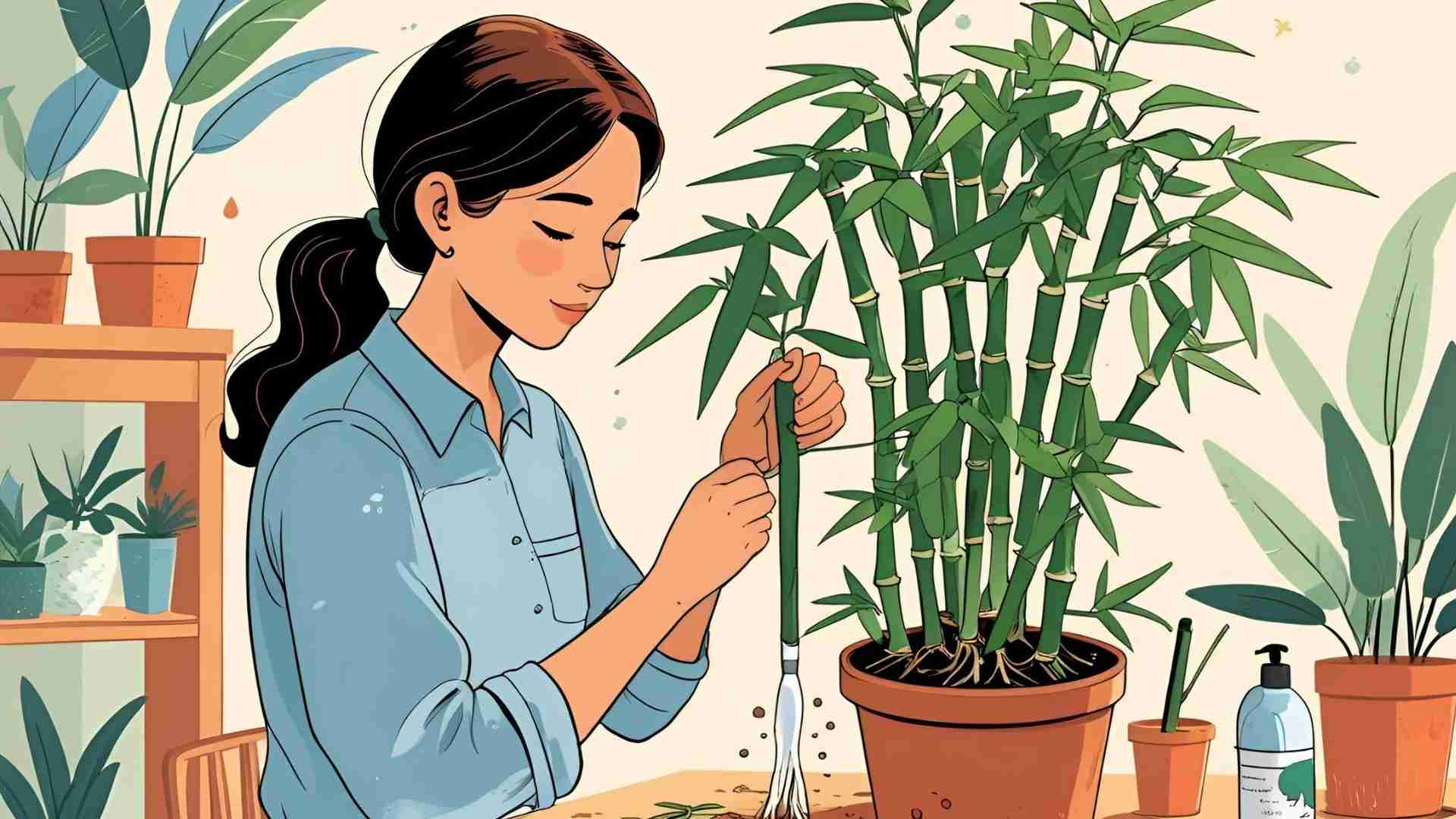 How to save lucky bamboo from root rot?