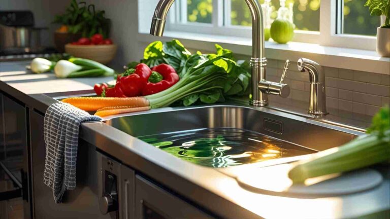 what is the volume of a kitchen sink in gallons