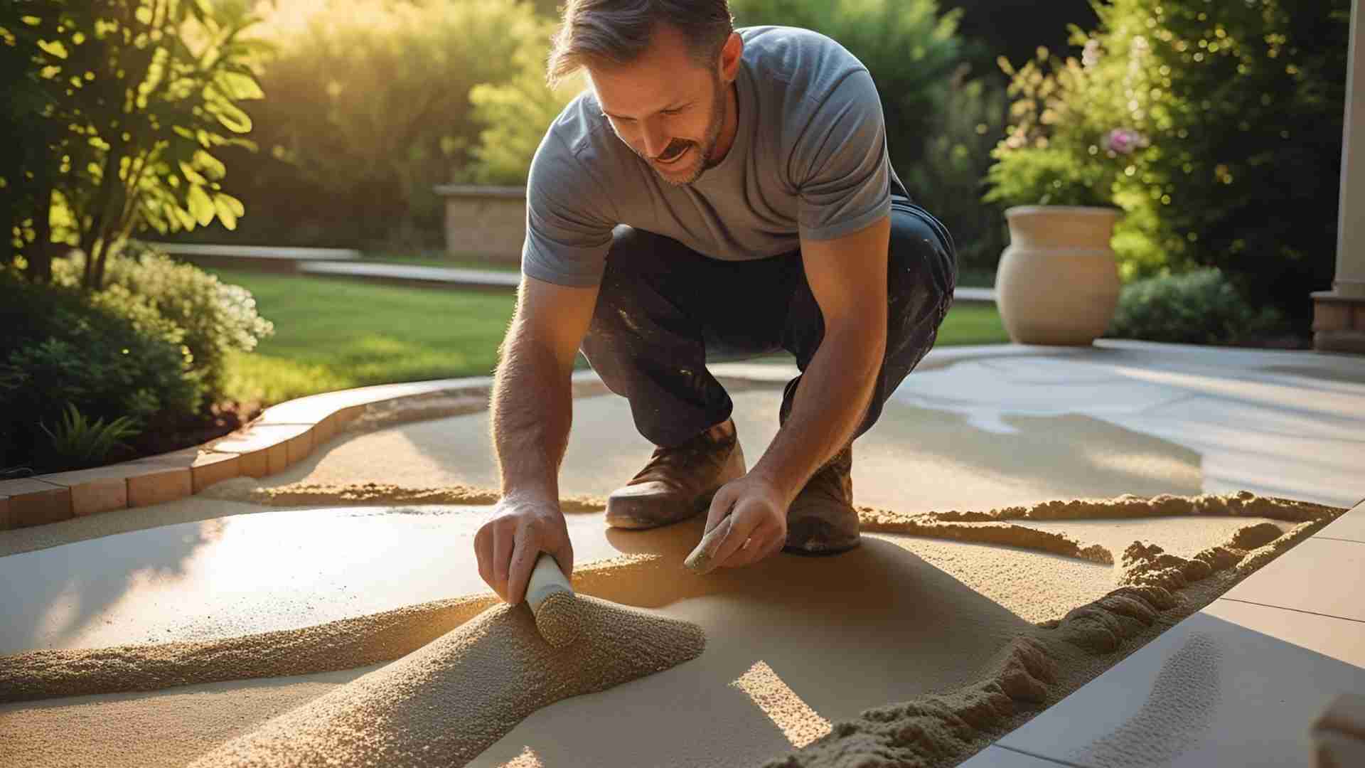 Applying Polymeric Sand to an Existing Patio or Walkway