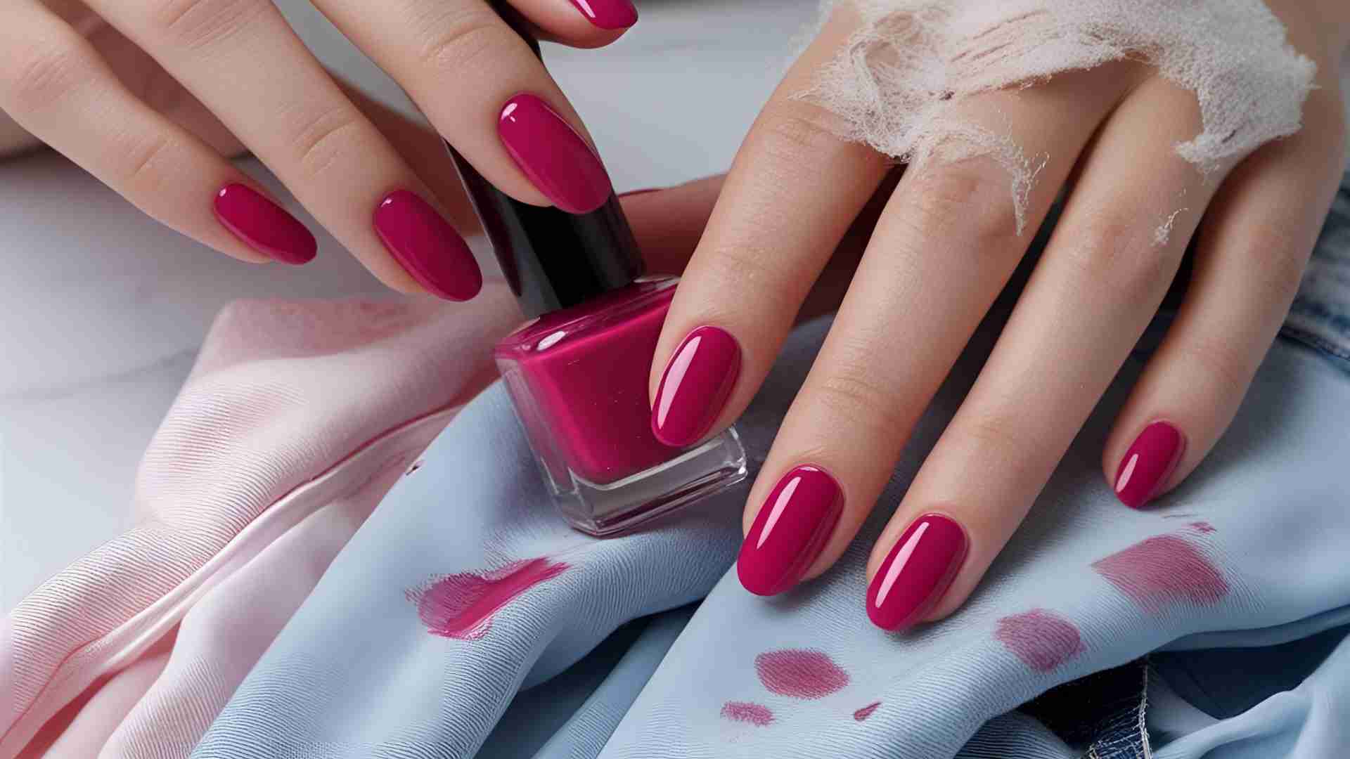 How to Remove Nail Polish Stains from Clothes