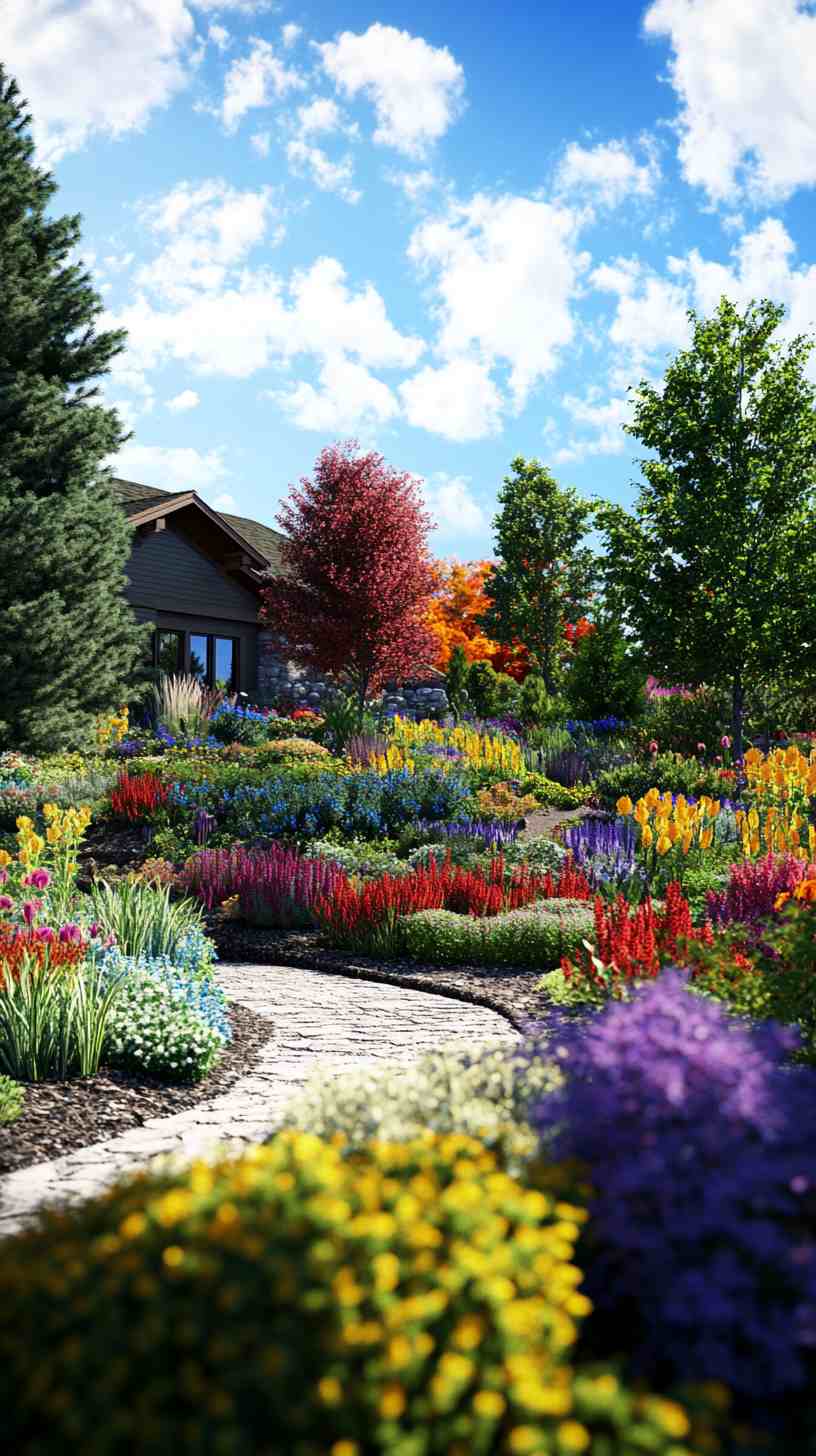 4 Seasons Landscaping 4K HD Wallpapers