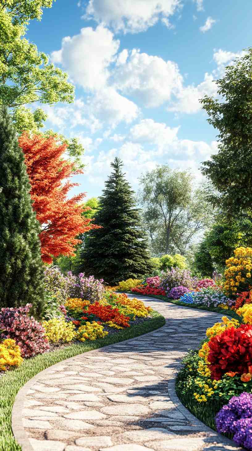4 Seasons Landscaping 4K HD Wallpapers