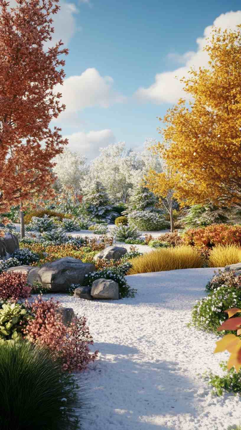 4 Seasons Landscaping 4K HD Wallpapers
