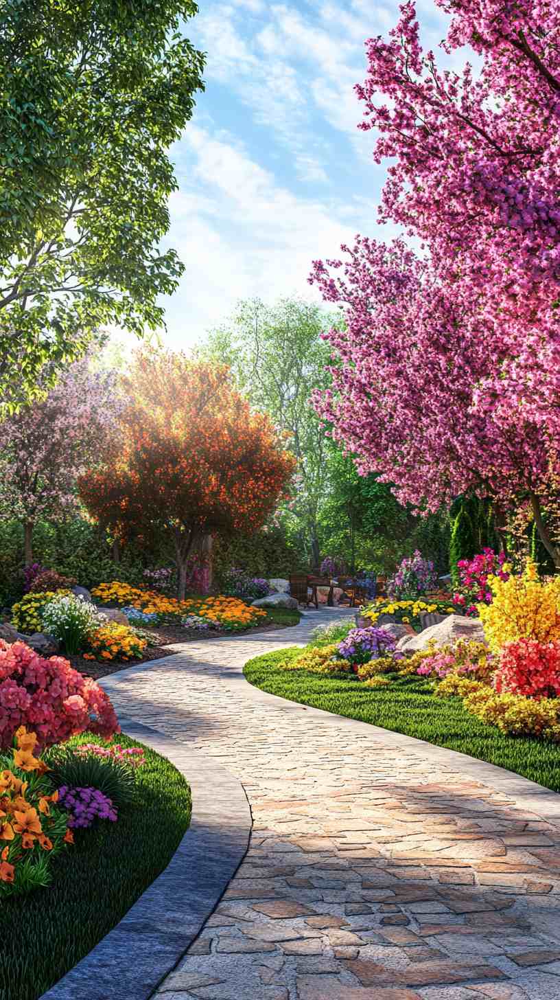 4 Seasons Landscaping 4K HD Wallpapers