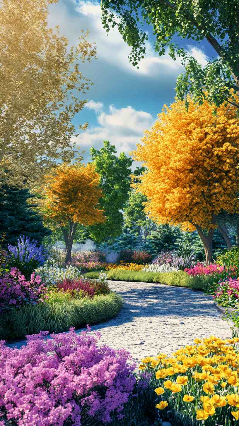 4 Seasons Landscaping 4K HD Wallpapers