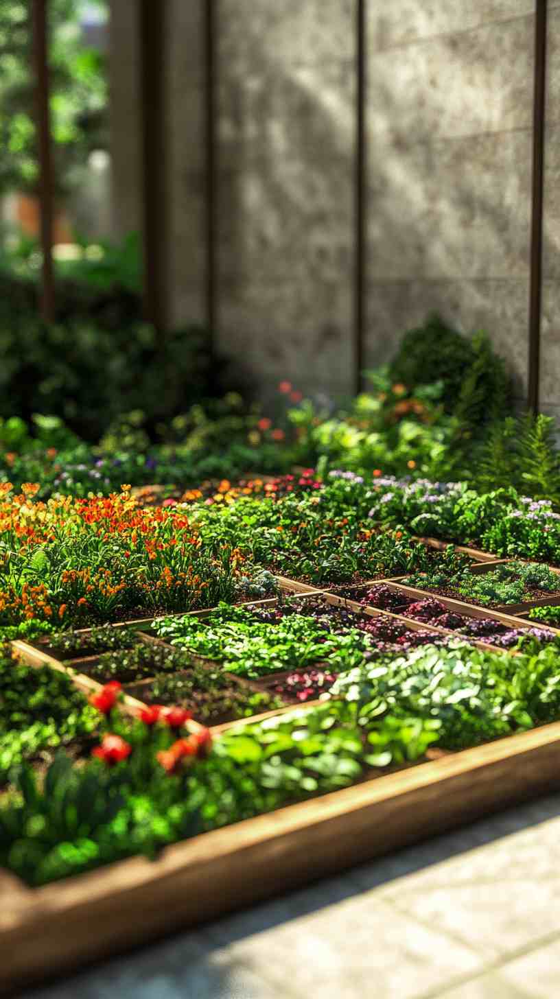 4x8 Raised Garden Bed Planting Layout 4K HD Wallpapers