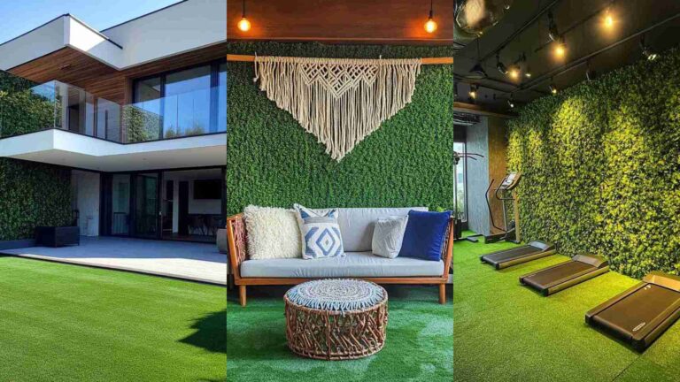 Artificial Wall Grass Design 4K HD Wallpapers